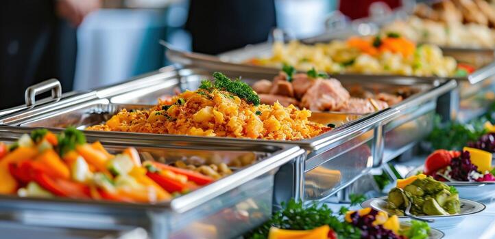 ai generated banquet catering in san diego county mecca food services free photo